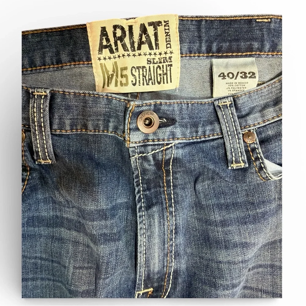 Ariat M5 Slim Straight Mens Jeans 40x32 Excellent‎ Condition